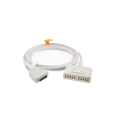 China GE Marquette Mac cable tronco EKG GE,10lead,2.4m With 10 Lead Wires MAC500 / 1100 Model for sale