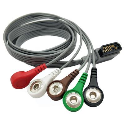 China Holter Ecg Cable Philips 11pin el 1.5m para M4725a Digitrak XT 989803157481 en venta