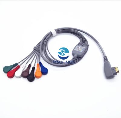 China DMS Holter ECG Patient Cable 5 / 7 / 10 Lead 19 Pin With 6 Month Warranty for sale