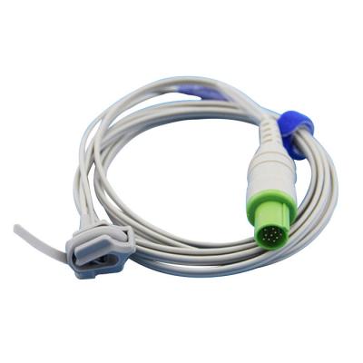 China Sensor neonatal compatible Spo2, punta de prueba de Hellige del sensor Spo2 para el monitor paciente en venta
