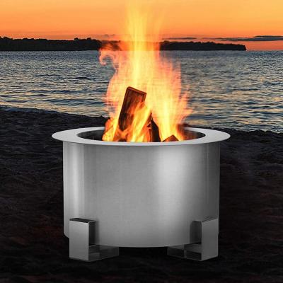 China Outdoor Heating Wood Burning Portable Smokeless Fire Pit Outdoor Backyard Garden for sale