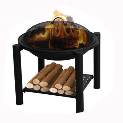 China Steel Barbecue Fire Pit Camping KD Structure Brazier Stove Fire Bowl for sale