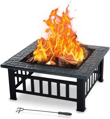 China 32inch Premium Outdoor Barbecue Fire Pit Large Bonfire Wood Burning for sale