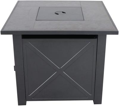 China 40,000 BTU Outdoor Gas 30'' Square Fire Pit Table With Easy-Access Door for sale