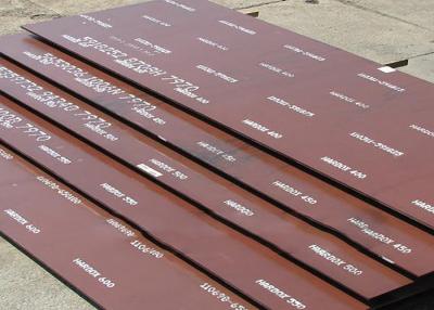 Chine SSAB  rectangulaire 400 plaques d'acier résistantes à l'usure BHN 2.0mm - 8.0mm à vendre
