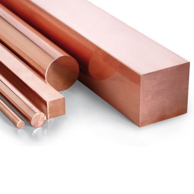 China T2 Polished Copper Steel Bar Rod 200mm High Purity Malleable for sale