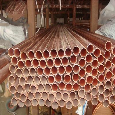 China 1000mm-6000mm Copper Steel Pipe with Gold Finish and 0.6mm-2.0mm Wall Thickness for sale