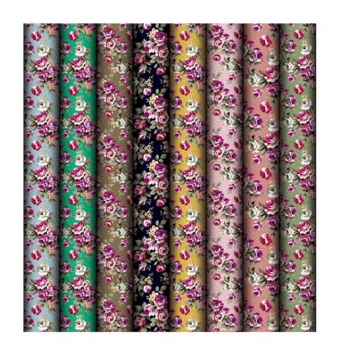 China Spring Summer Polyester Spandex Fabric Shirt Dress Printing Fabric en venta