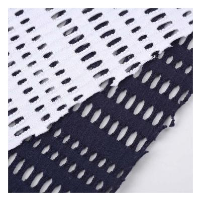 China Hole Cloth Mesh Polyester Spandex Fabric Water Soluble Stretch Jacquard Fabric à venda