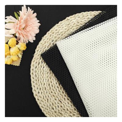 中国 120g Hexagonal Stain Repellent Fabric Polyester Mesh Fabric Mesh Cloth Single Layer 販売のため