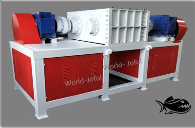 China Iron Drum Four Shaft Shredder Higher Torque Rotary Blades With Electrical System for sale