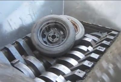 China Da elevada precisão Waste da retalhadora do pneu do automóvel condição estável do trabalho à venda