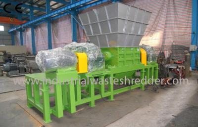 China Plastic Film Industrial Waste Shredder Double Shaft Customizable Capacity for sale