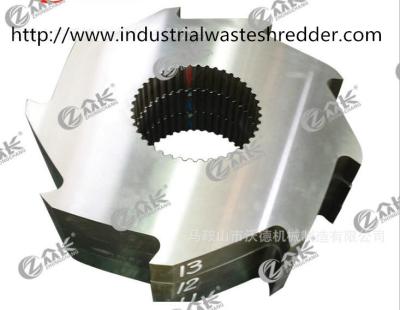 China Durable Plastic Shredder Replacement Parts , Good Toughness Plastic Shredder Blades for sale
