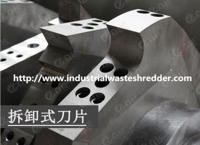 中国 固体金属のシュレッダーの予備品の必要な刃の高い硬度の反酸化 販売のため