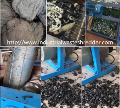 China Single Shaft Hard Plastic Lump Shredder , HDPE  Plastic Pipe Shredder Smooth Speed for sale