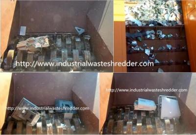 China Industrial E Waste Shredder Custom Color PLC Control For Scrap Printer for sale