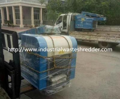 China Blue / Orange Industrial Foam Shredder Machine , Scrap Cotton Shredder Machine for sale