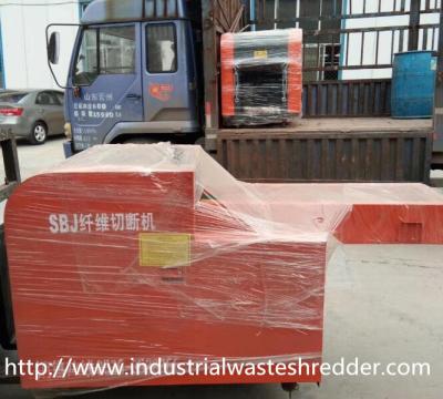 China Packing Strap Industrial Waste Shredder Adjustable Output Size Space Saving for sale