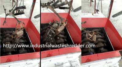 China Modular Design Plastic Recycling Shredder , Bicycle Shell Recycling Shredders Machines for sale