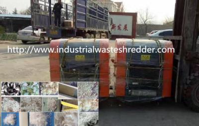 China Waste Sponge / Foam Shredder Machine Customizable Output High Efficiency for sale