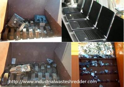 China Circuit Board E Waste Shredder Two Motors Drive Anti - Corrosive Long Durability for sale