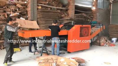 China Industrial Papercard Scrap Shredder Machine Rotary Blades For Coarse Shredding for sale