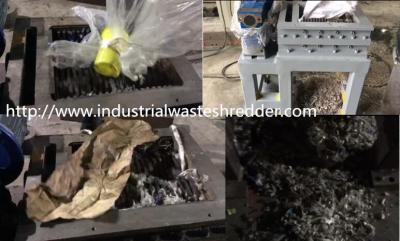 China Resistência de desgaste da máquina da retalhadora dos copos de papel/garrafa para Shredding grosseiro à venda
