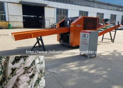 China Waste Quilt Mattress Cutting Machine Cotton Silk Shredder Crusher Long Lifespan for sale