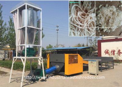 China Viscose Fiber Cutting Machine Sticky Fiber Shredder Discharge Non Sticky for sale