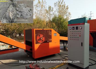 China Carpet Rug Waste Recycling Rag Cutting Machine Foot Pad Leather Shredder Rotary Blades for sale