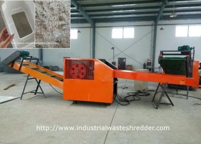 China EPS Foam Industrial Shredder Machine Polystyrene Foam / Sponge Board Crusher for sale