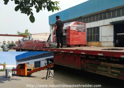 China PVC / PVB Membrane Insulation Films 8000kg Waste Shredder Machine for sale