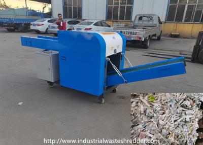 China Alloy Blades 8000kg Capacity Cardboard Box Shredder for sale