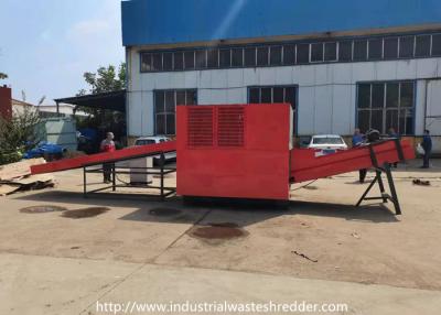 China Tree Bark 8000KG Waste Wood Shredder 8P Cutting Motor for sale