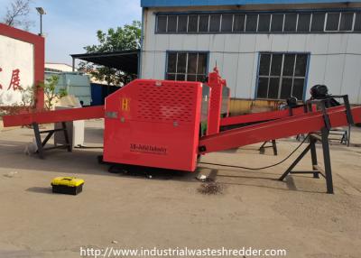 China Textile Industrial Waste Plastic Cutting Machine With Twisted Blades for sale