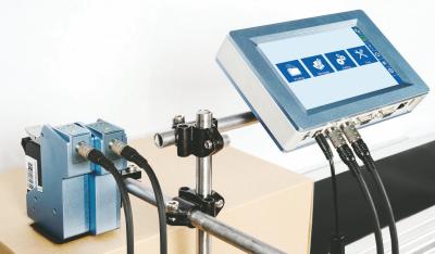 China Eifin II carton online LCD touch screen high resolution inkjet coder Machine for sale