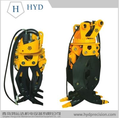 China EXCAVATOR HYDRAULIC 360 DEGREE ROTATING GRAPPLE for sale