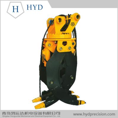 China EXCAVATOR HYDRAULIC ROTATING GRAPPLE,STONE GRAPPLE for sale