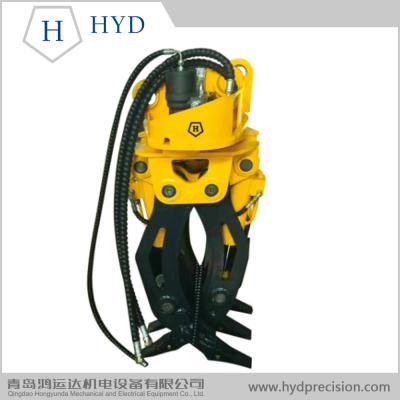 China EXCAVATOR 360 DEGREE ROTATING HYDRAULIC STONE GRAPPLE for sale