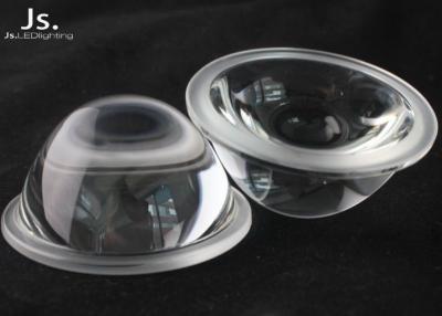 China High Bay / Low Bay LED Glass Lens , 60deg LED Optics Lenses Reduce Glitz Design for sale