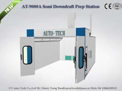 China 2015 New AT-9000A Semi Downdraft Spray Booth, paint booth,Exhaust Air from Back for sale