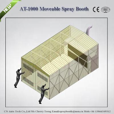 China CEand ISO approval paint drying oven,auto painting booth,portable car spray booth,best spr for sale