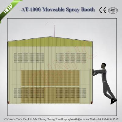 China New Design AT-1000 CE Approved Customized Portable Spray Booth,Germany Tech spray paint bo for sale