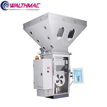 China Dosificación y mezcla de cuatro materiales mezclador gravimétrico automático con alta precisión en venta