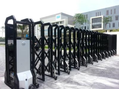 China Powder Coated Automatic Retractable Gate IP 44 Smart For College for sale