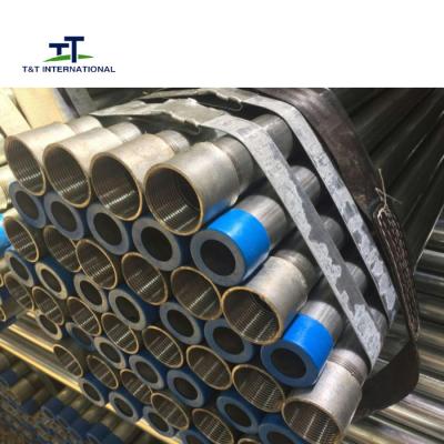 China GI Galvanized Steel Pipe , Galvanised Round Tube Bulk Plain Ends Cut To Size Reliable for sale