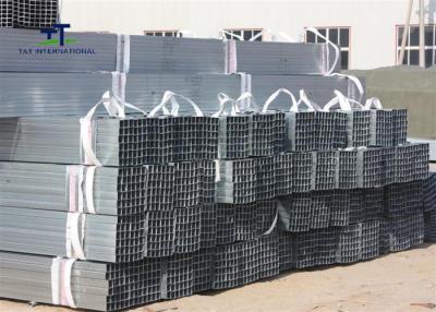 China Carports Hot Rolled Galvanized Steel Square Tubing 6M / 12m Cut To Size Customized for sale