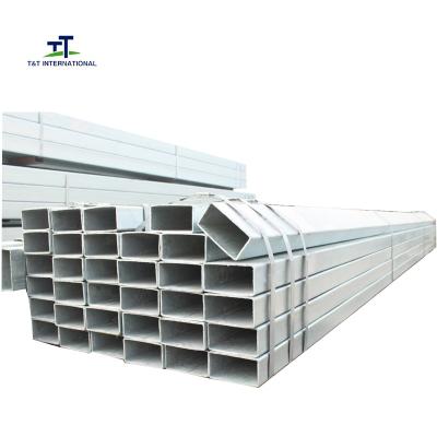 China AS1163 C250 C350 Galvanized Rectangular Tubing Corrugated Cut To Sizie Length for sale