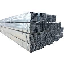 China Quarter Inch Galvanized Steel Square Tubing 3 Inch 6m - 12m Length Smooth Appearance for sale
